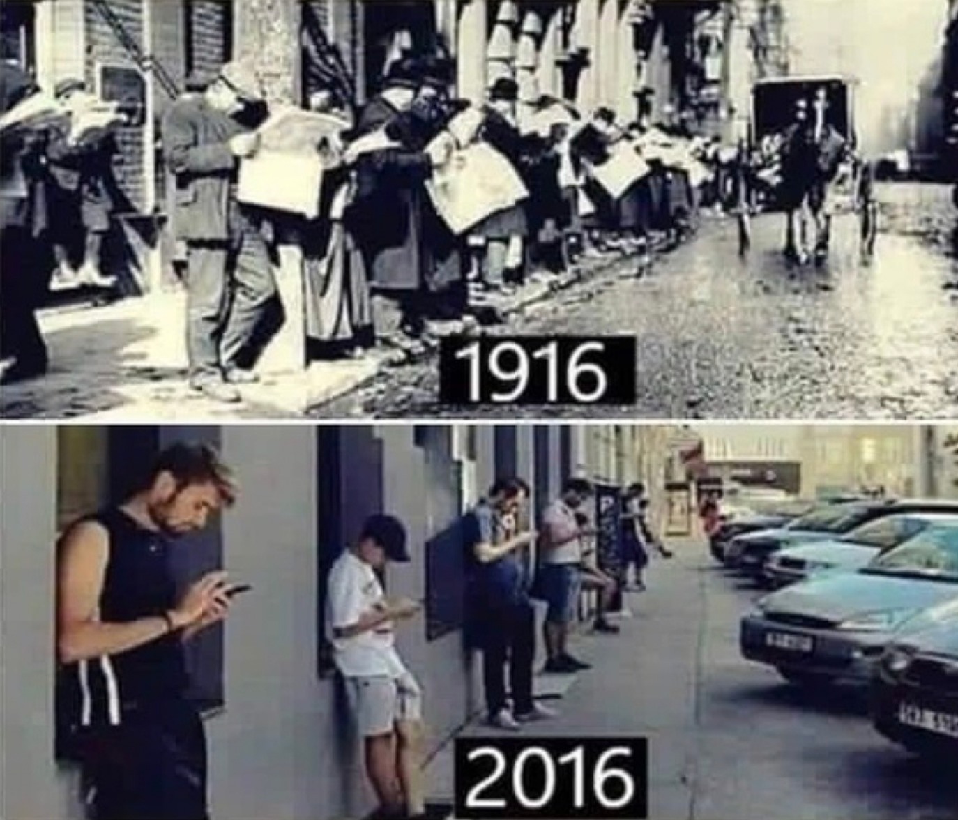 1916 versus 2016